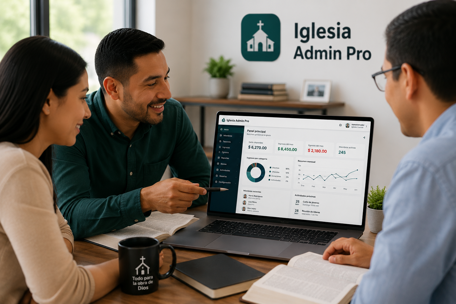 Iglesia Admin Pro